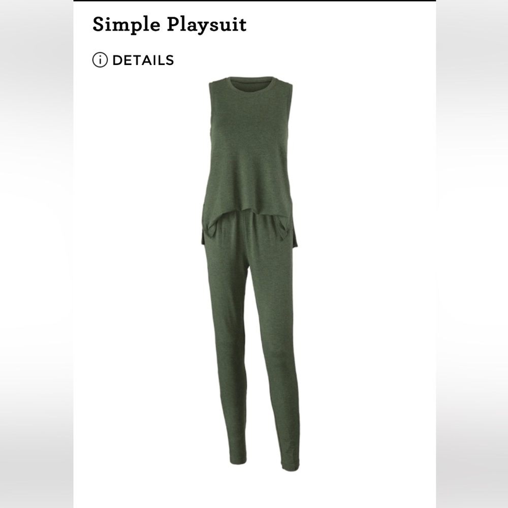 Cabi Playsuit. Size small. Olive green.